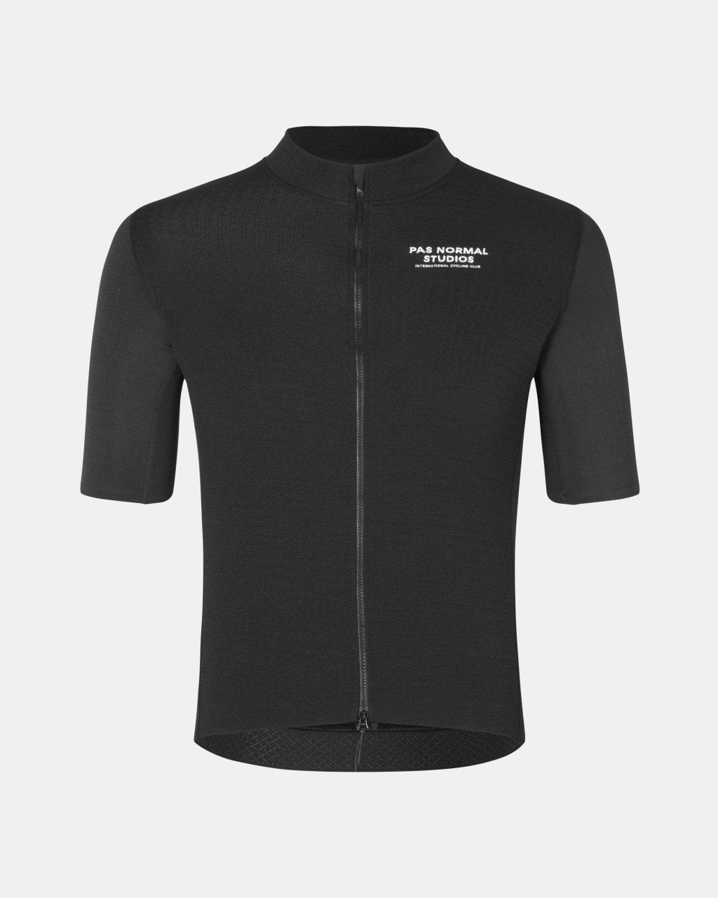 Maillot Corto Pas Normal Studios Escapism Wool en Black, producto plano sobre fondo #Color_Black