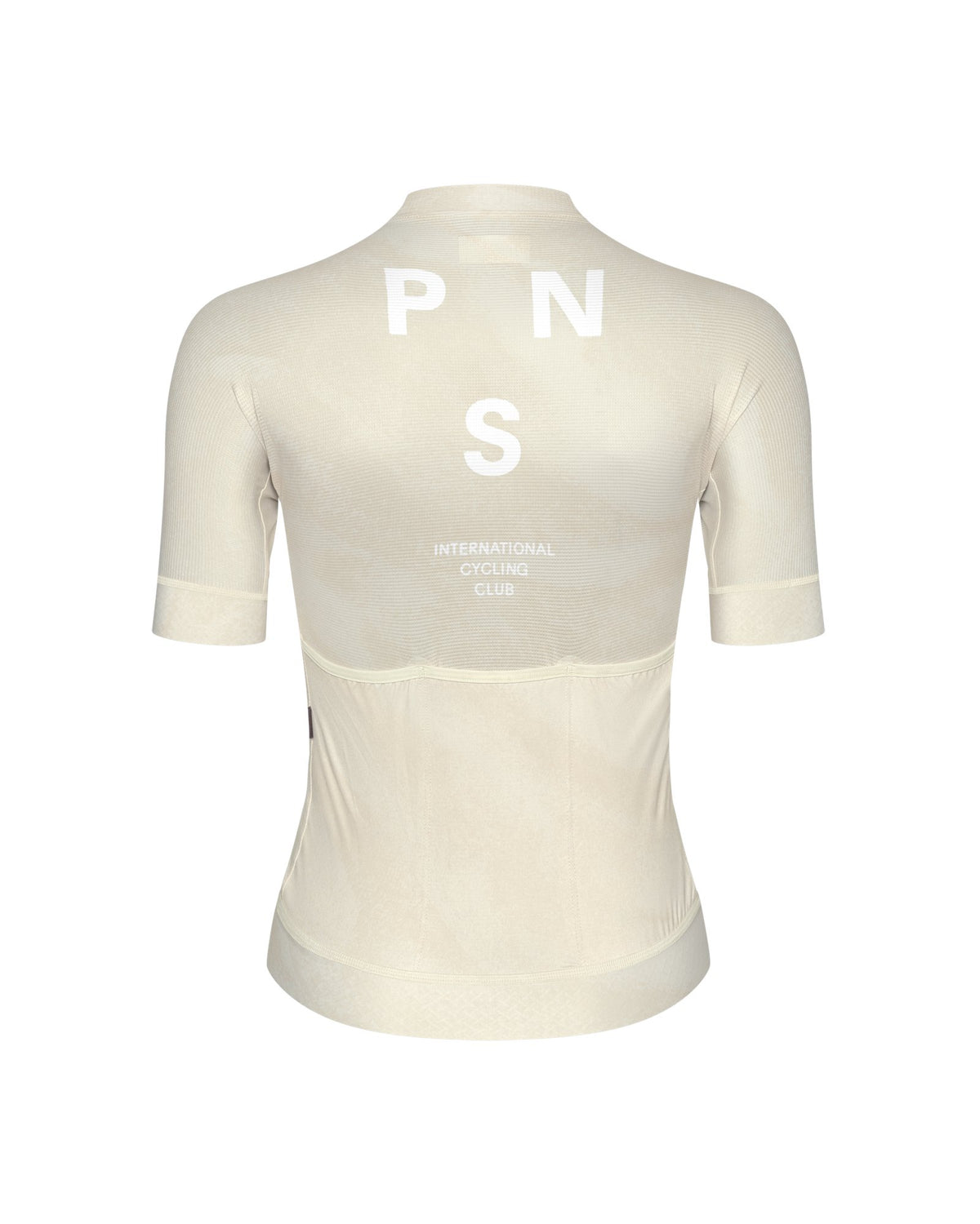 Maillot Corto Mujer Pas Normal Studios Mechanism en AOP Off White, bodegón trasero #Color_AOP Off White