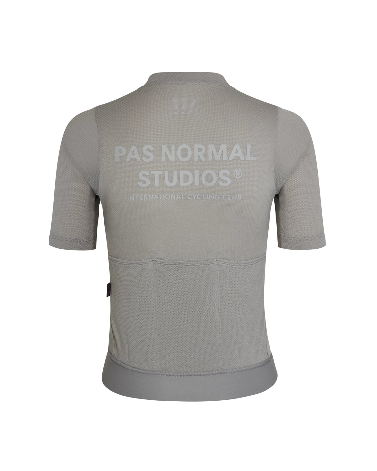 Maillot Pas Normal Studios Solitude Mesh en Light Grey, vista trasera de estudio #Color_Light Grey