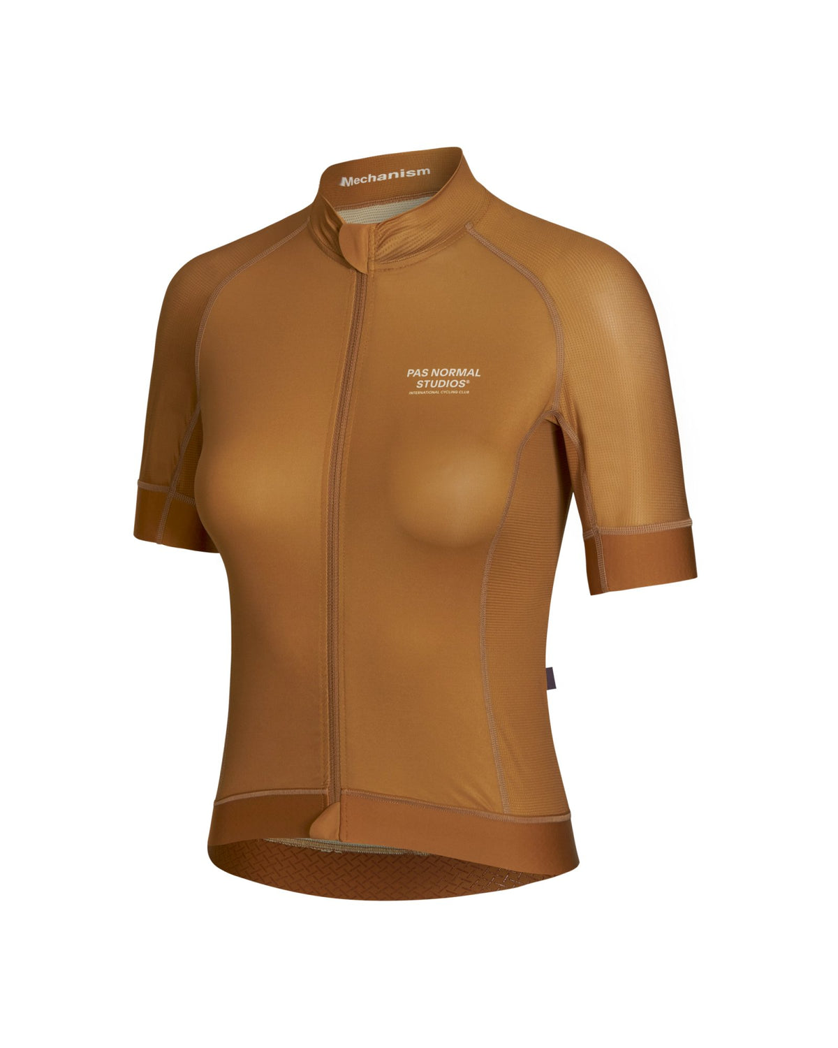 Maillot Corto Mujer Pas Normal Studios Mechanism en Burned Orange, bodegón frontal alternativo #Color_Burned Orange
