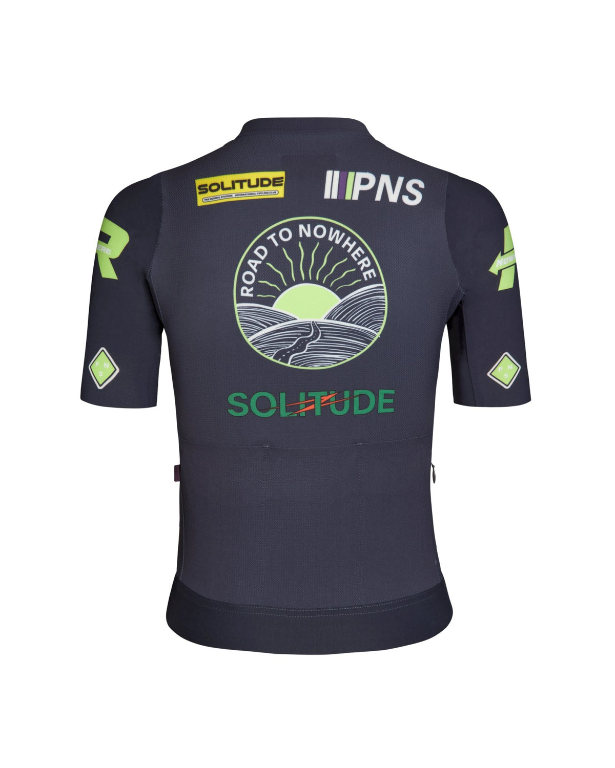 Maillot Mujer Pas Normal Studios Solitude Logo en Dark Grey, vista trasera #Color_Dark Grey