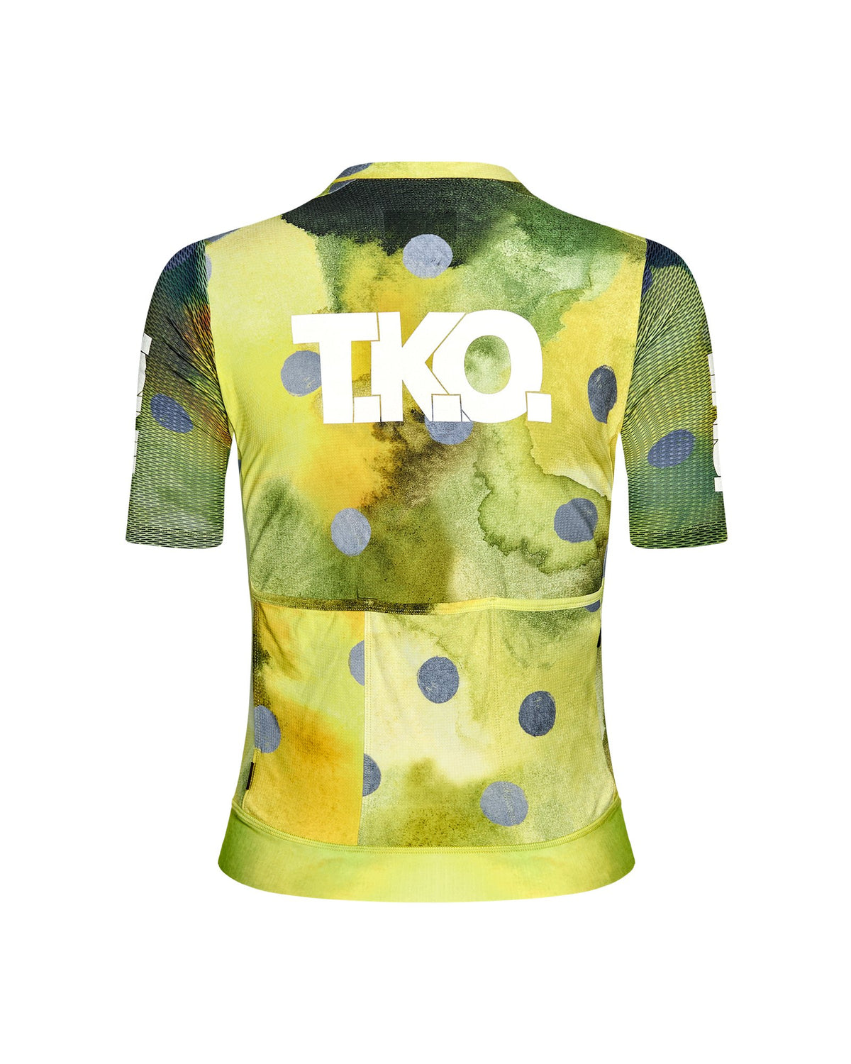 Maillot Pas Normal Studios T.K.O. Essential Light en T.K.O. Yellow, vista trasera de estudio #Color_T.K.O. Yellow