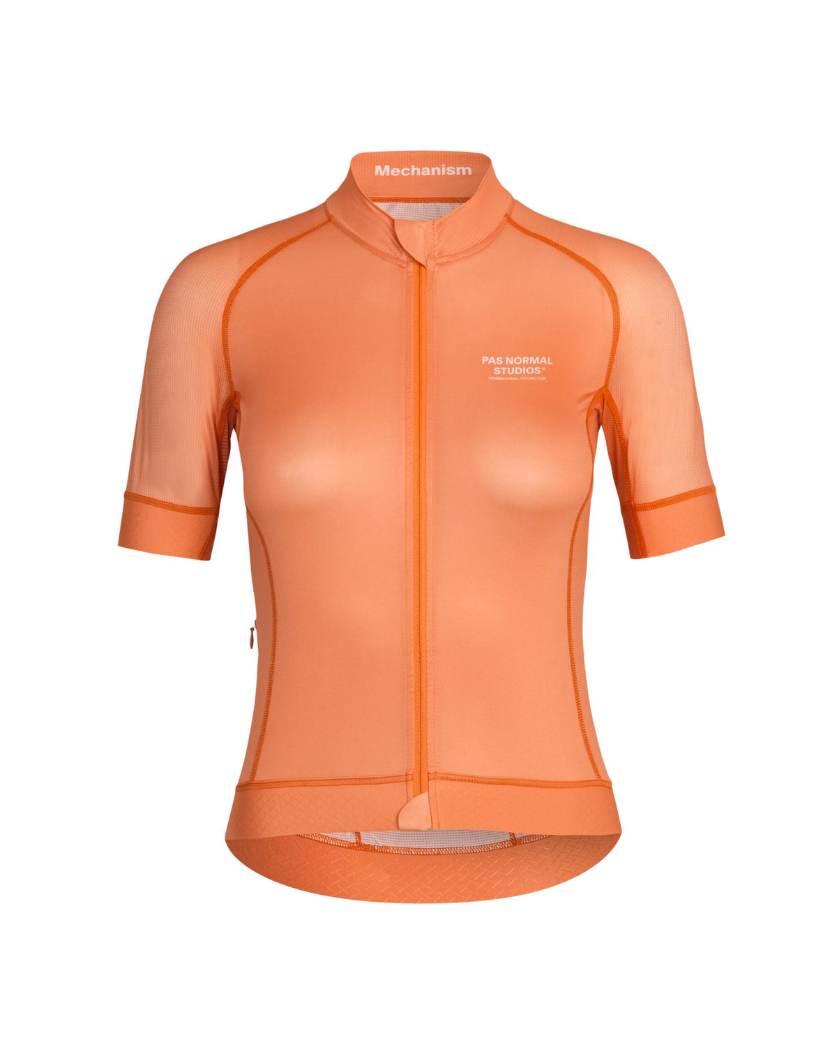 Maillot Corto Mujer Pas Normal Studios Mechanism en Coral, bodegón frontal #Color_Coral