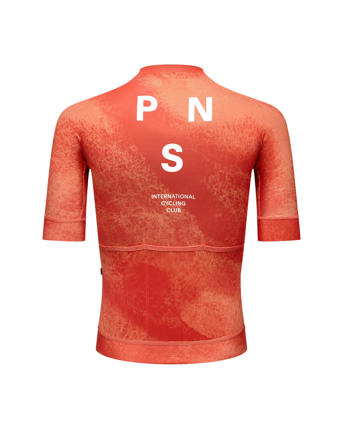Maillot Corto Pas Normal Studios Mechanism en AOP Hibiscus Orange, producto plano por detrás #Color_AOP Hibiscus Orange