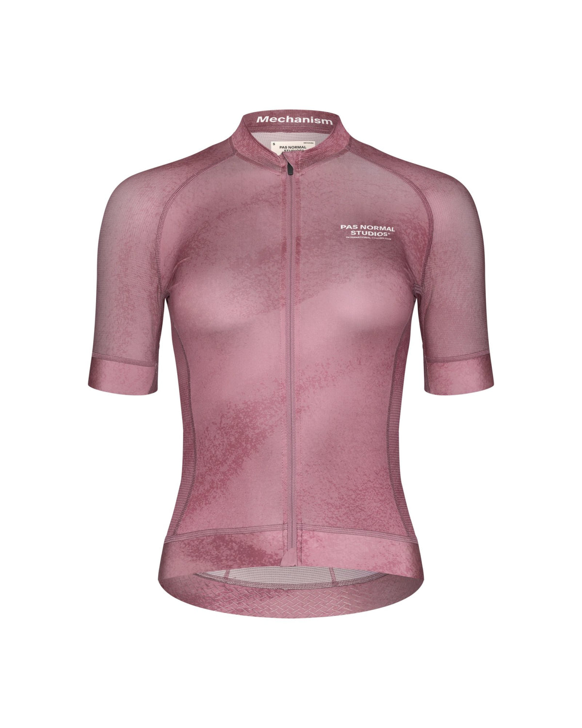 Maillot Corto Mujer Pas Normal Studios Mechanism en AOP Dark Mauve, bodegón frontal #Color_AOP Dark Mauve