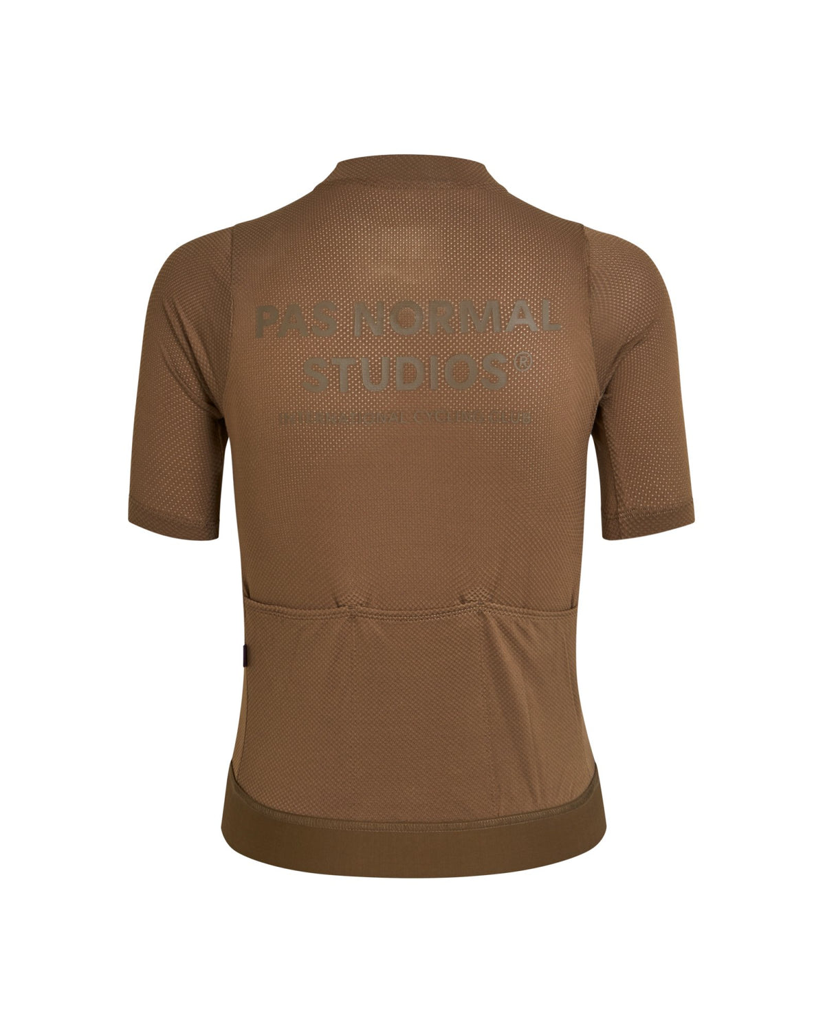 Maillot Pas Normal Studios Solitude Mesh en Brown, vista trasera de estudio #Color_Brown