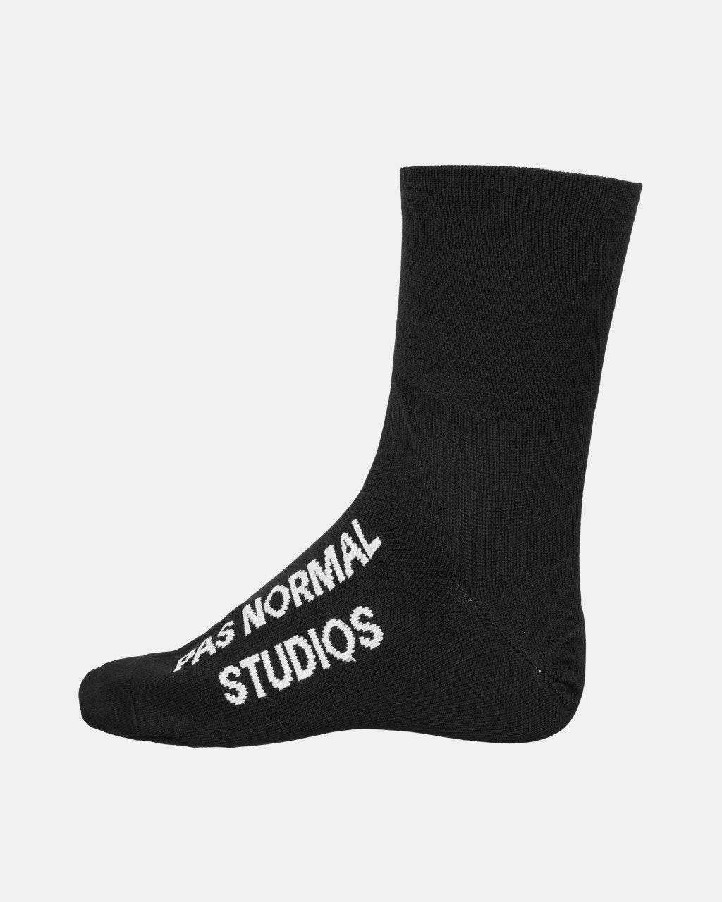 Cubrezapatillas Pas Normal Studios Logo Pre-Cut Oversocks Black, vista de producto #Color_Black