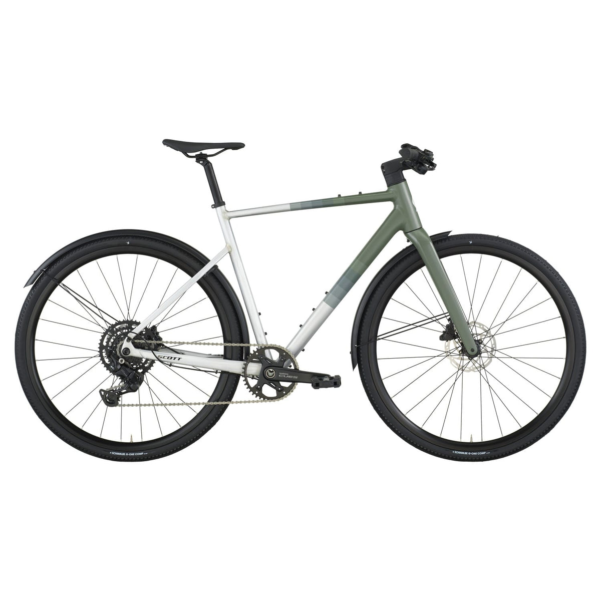 #Color_Alloy Silver/wenge Green