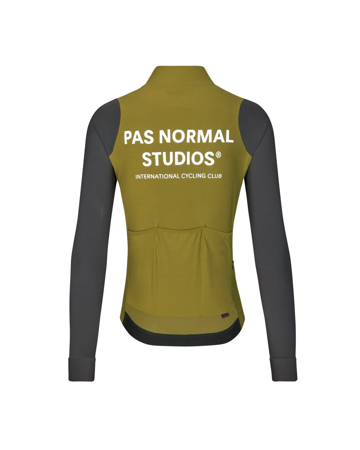 Maillot Largo Mujer Pas Normal Studios Mechanism en Deep Grey / Green, vista trasera #Color_Deep Grey / Green