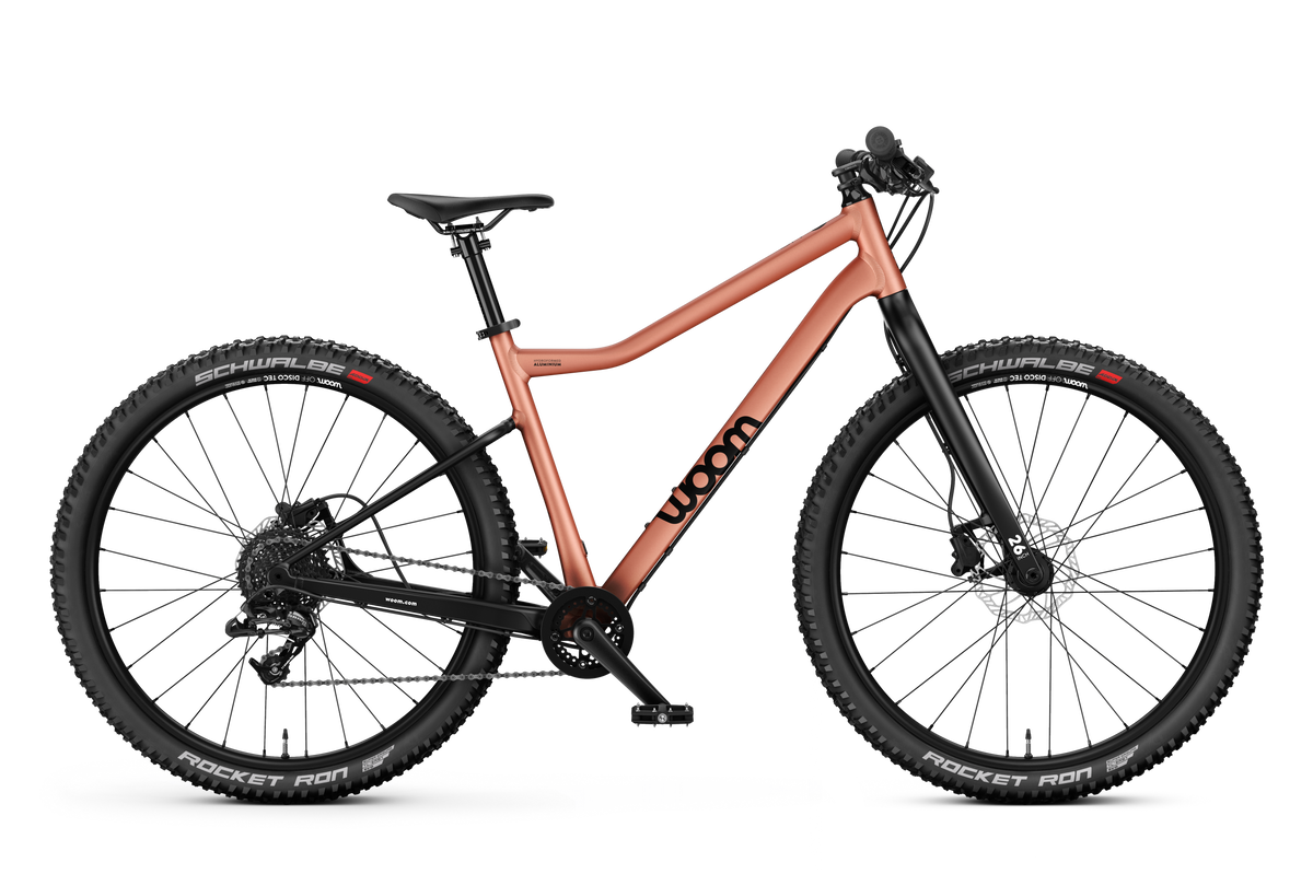 Bicicleta de Montaña Infantil woom OFF 6 en Cobre terra, lateral #Color_Cobre terra