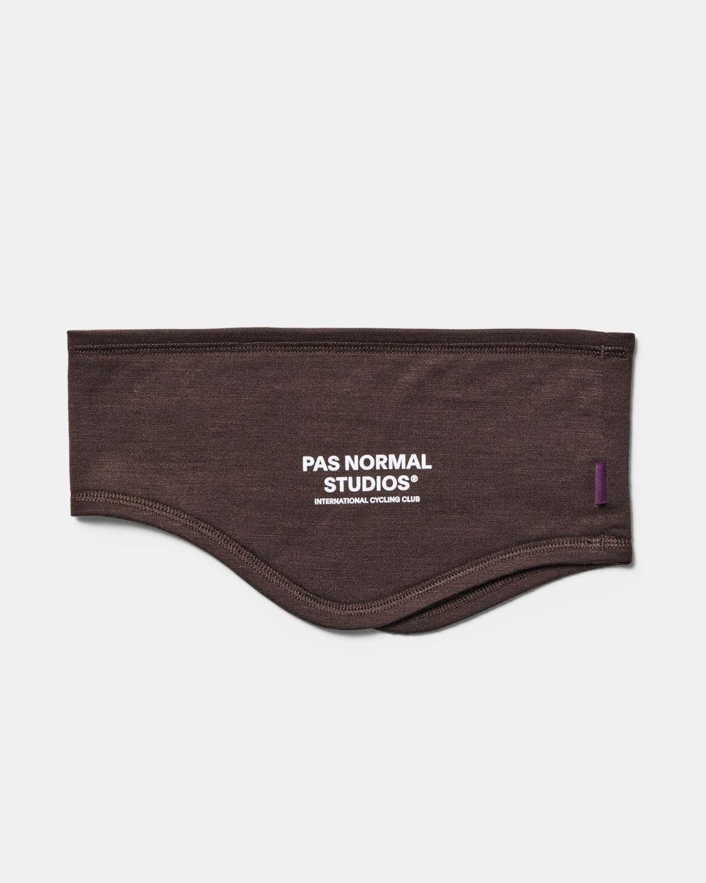 Cinta de Cabeza Pas Normal Studios Logo Merino Headband Light Brown #Color_Light Brown