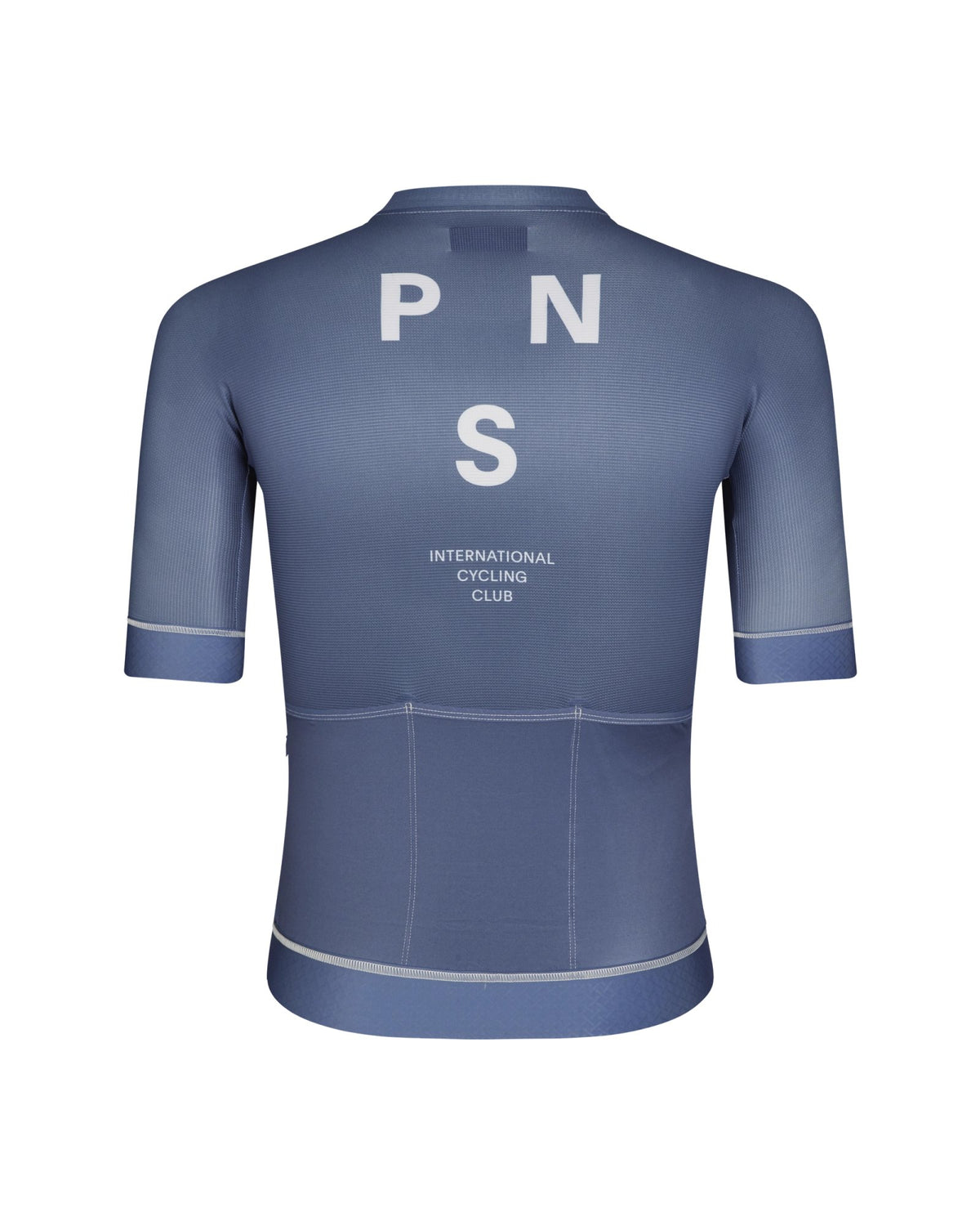 Maillot Corto Pas Normal Studios Mechanism en Light Indigo, producto plano por detrás #Color_Light Indigo