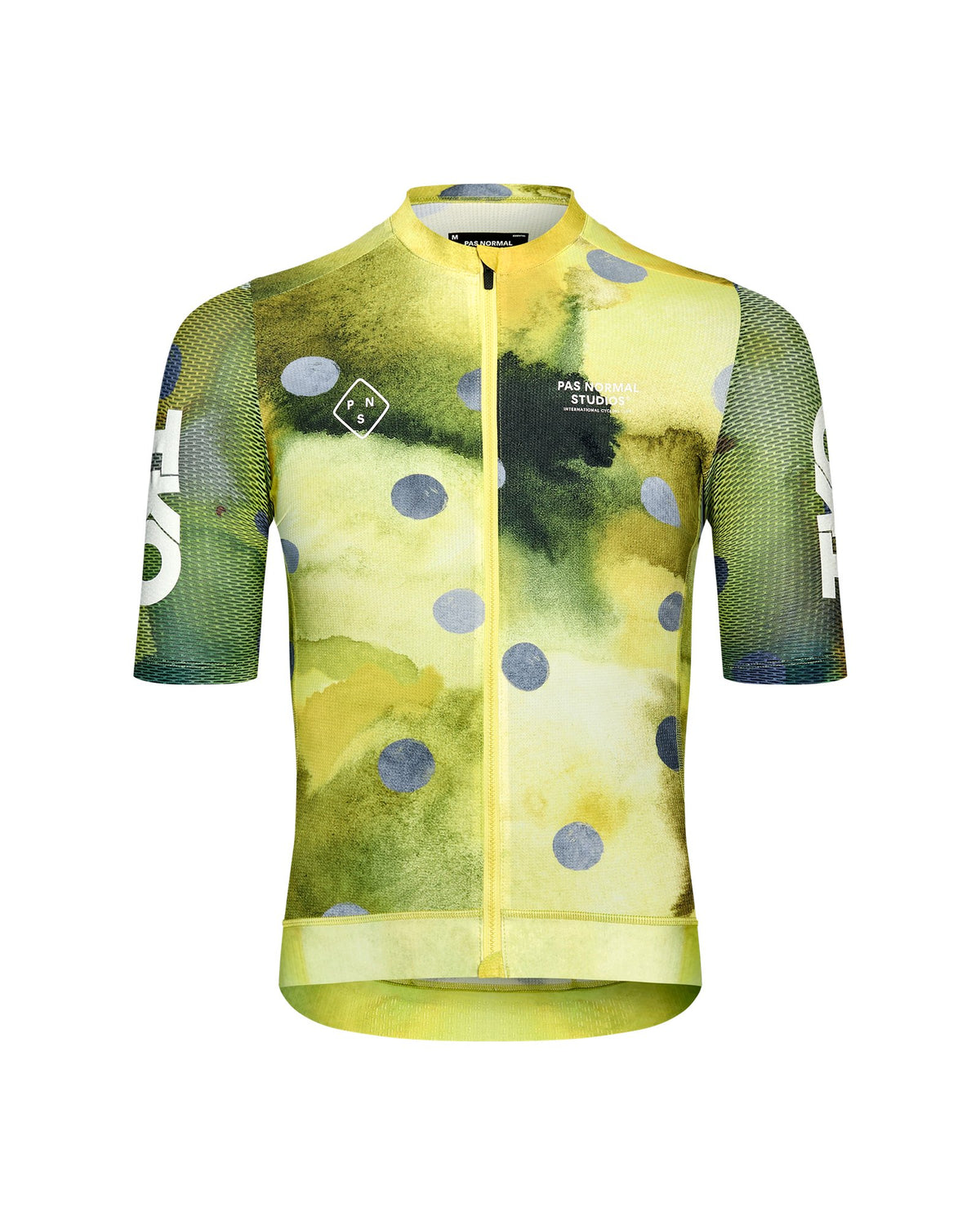 Maillot corto Pas Normal Studios T.K.O. Essential Light en T.K.O. Yellow, vista frontal #Color_T.K.O. Yellow