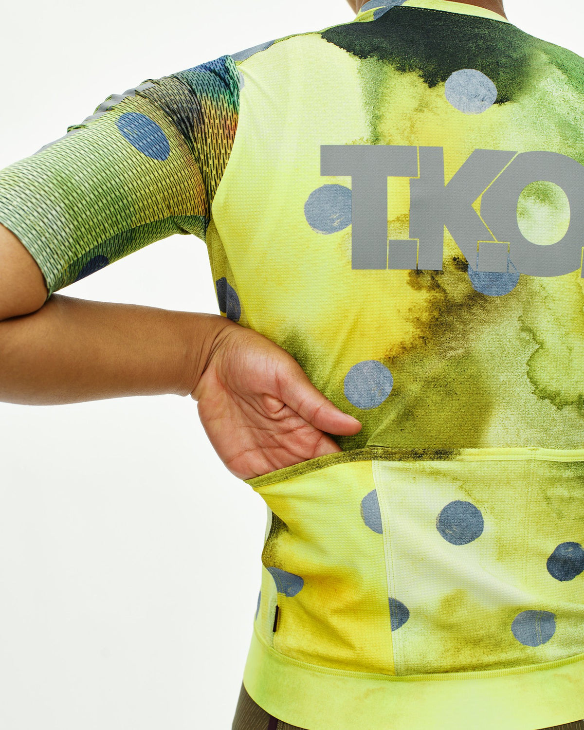 Maillot Pas Normal Studios T.K.O. Essential Light en T.K.O. Yellow, vista de detalle #Color_T.K.O. Yellow
