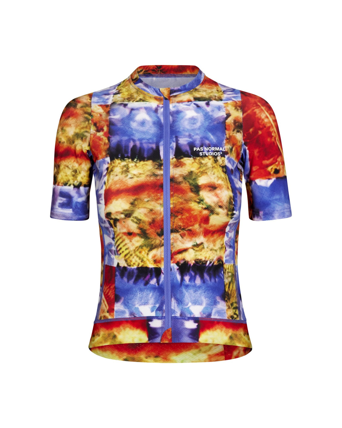 Maillot corto de mujer Pas Normal Studios Essential en Kaleidoscope Multi, vista frontal #Color_Kaleidoscope Multi