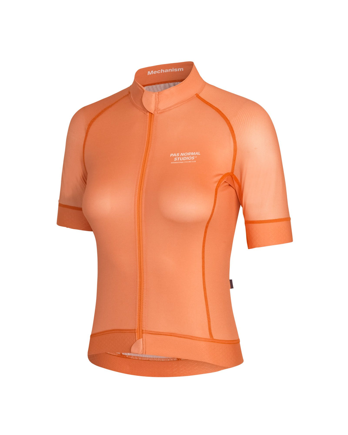Maillot Corto Mujer Pas Normal Studios Mechanism en Coral, bodegón trasero #Color_Coral