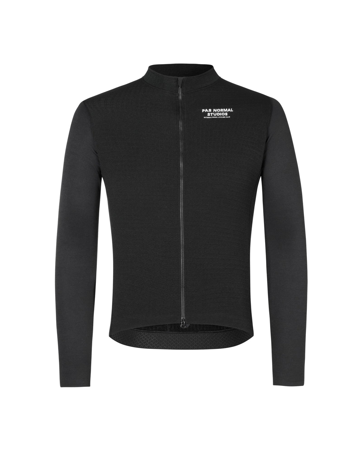 Maillot Largo Pas Normal Studios Escapism Wool en Black, producto plano sobre fondo #Color_Black