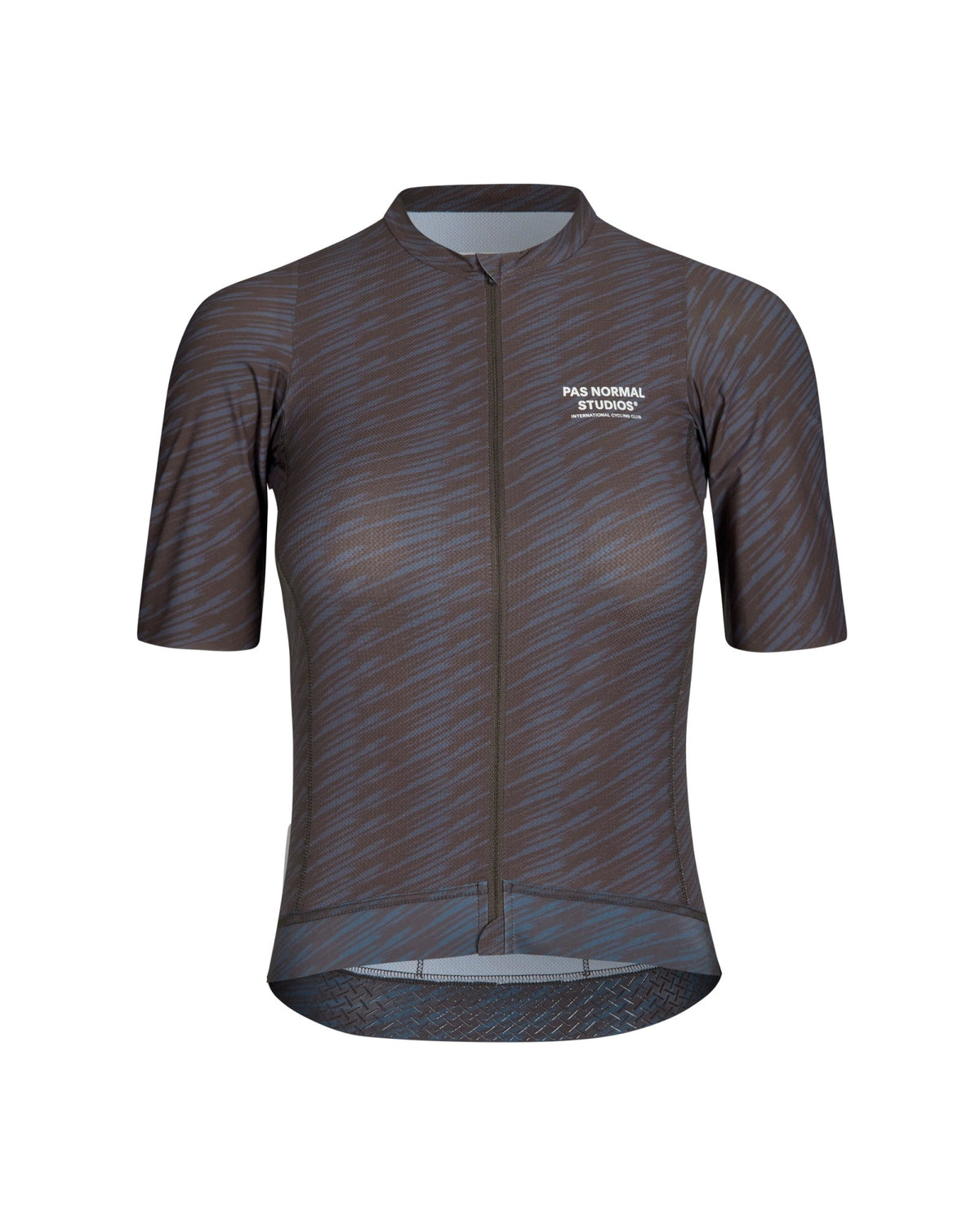 Maillot Mujer Pas Normal Studios Solitude en Dark Navy / Light Brown, vista frontal #Color_Dark Navy / Light Brown