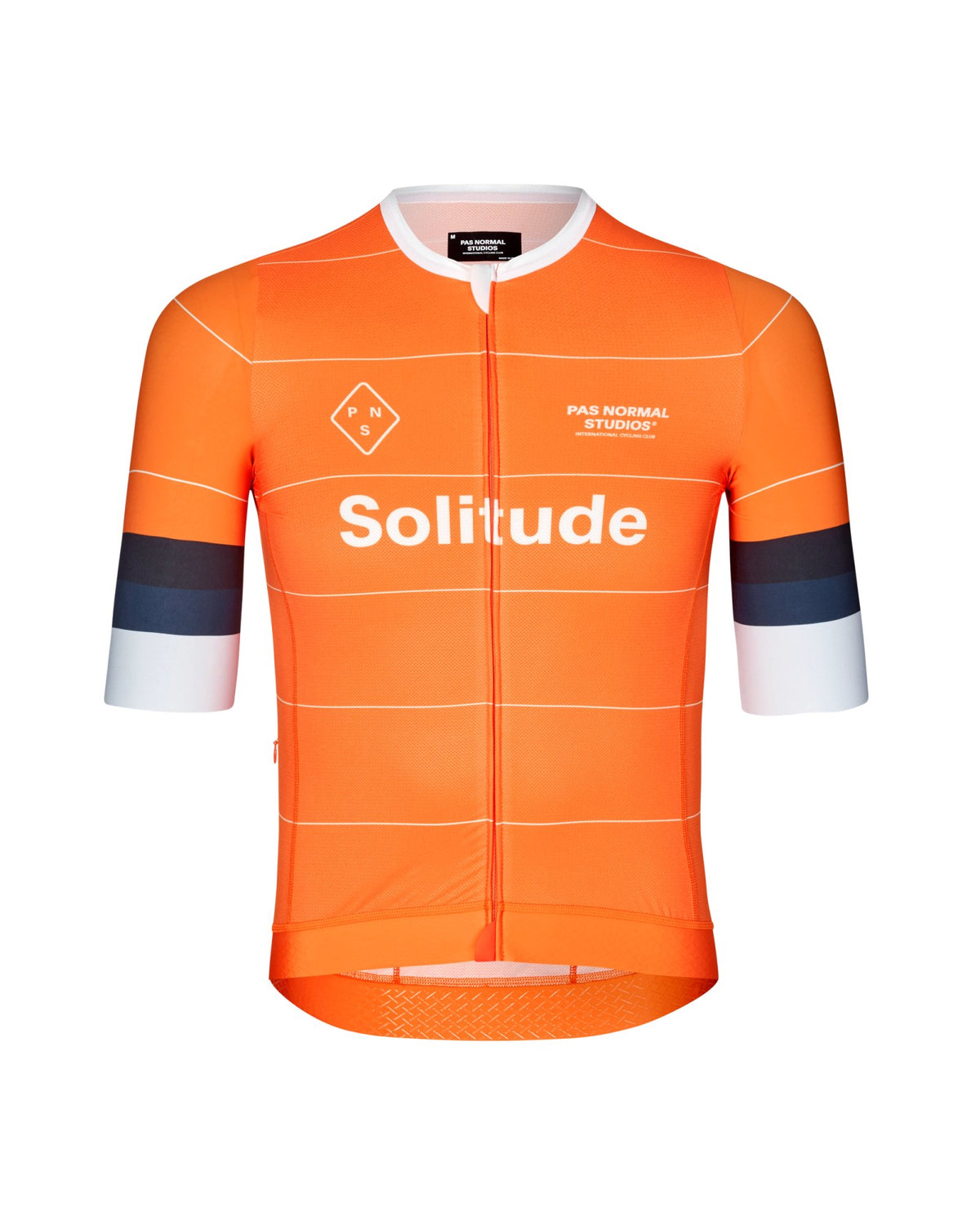 Maillot corto Pas Normal Studios Solitude Late Drop en Amber, vista frontal #Color_Amber