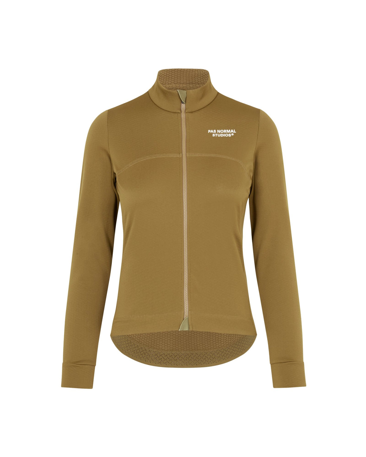 Maillot largo mujer Pas Normal Studios Essential Thermal en Green Terrain, bodegón frontal #Color_Green Terrain