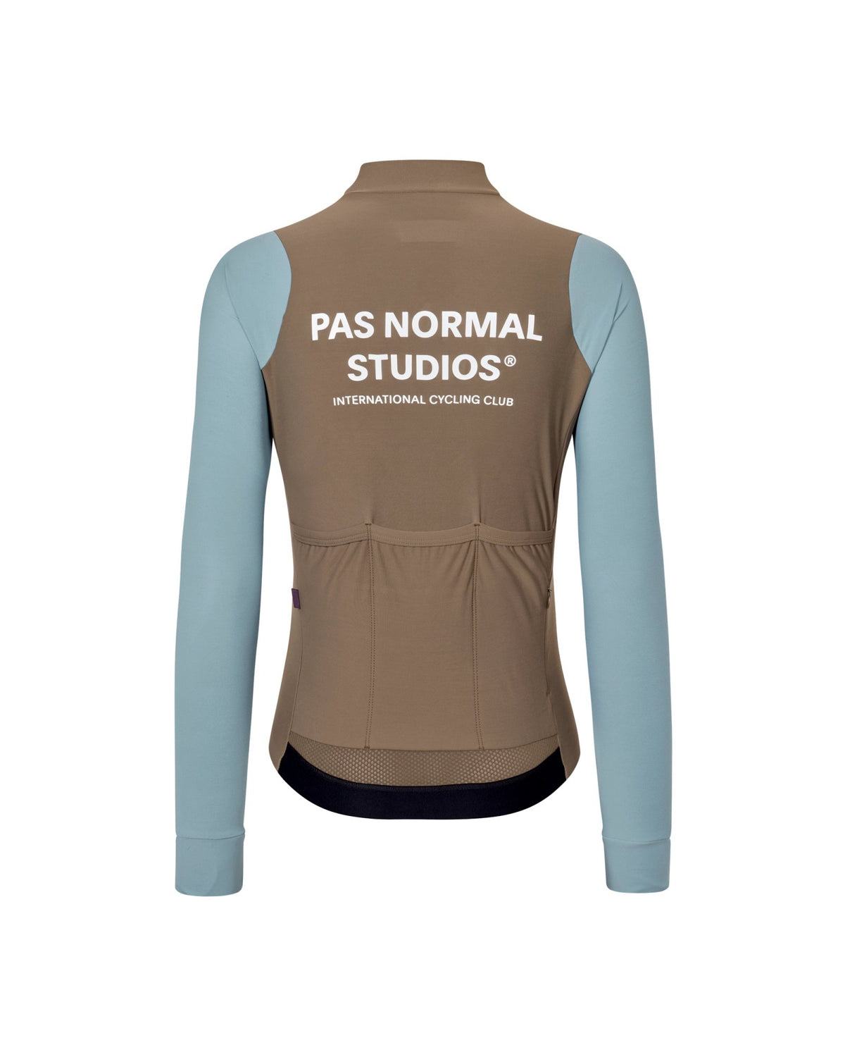 Maillot Largo Mujer Pas Normal Studios Mechanism en Dusty Blue / Dark Stone, vista trasera #Color_Dusty Blue / Dark Stone