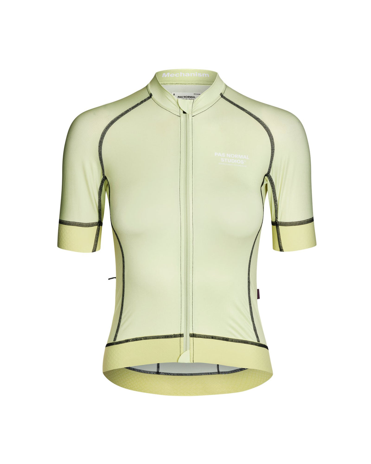 Maillot Corto Mujer Pas Normal Studios Mechanism en Dusty Lime, bodegón frontal #Color_Dusty Lime