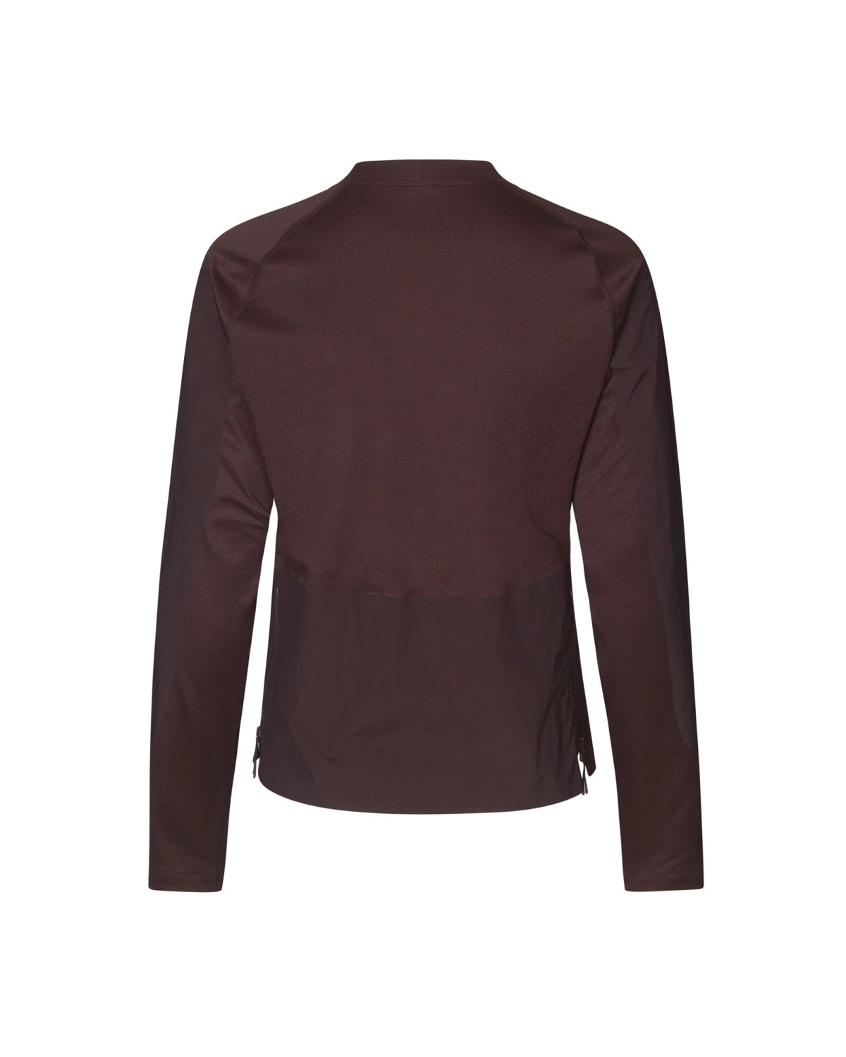 Camiseta técnica larga de mujer Pas Normal Studios Escapism en Dark Red, vista trasera #Color_Dark Red