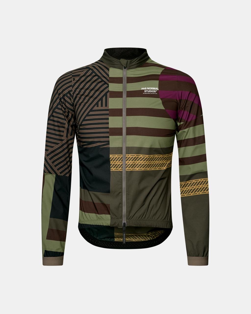 Chaqueta Hombre Pas Normal Studios Mechanism Stow Away - AOP International Green #Color_AOP International Green