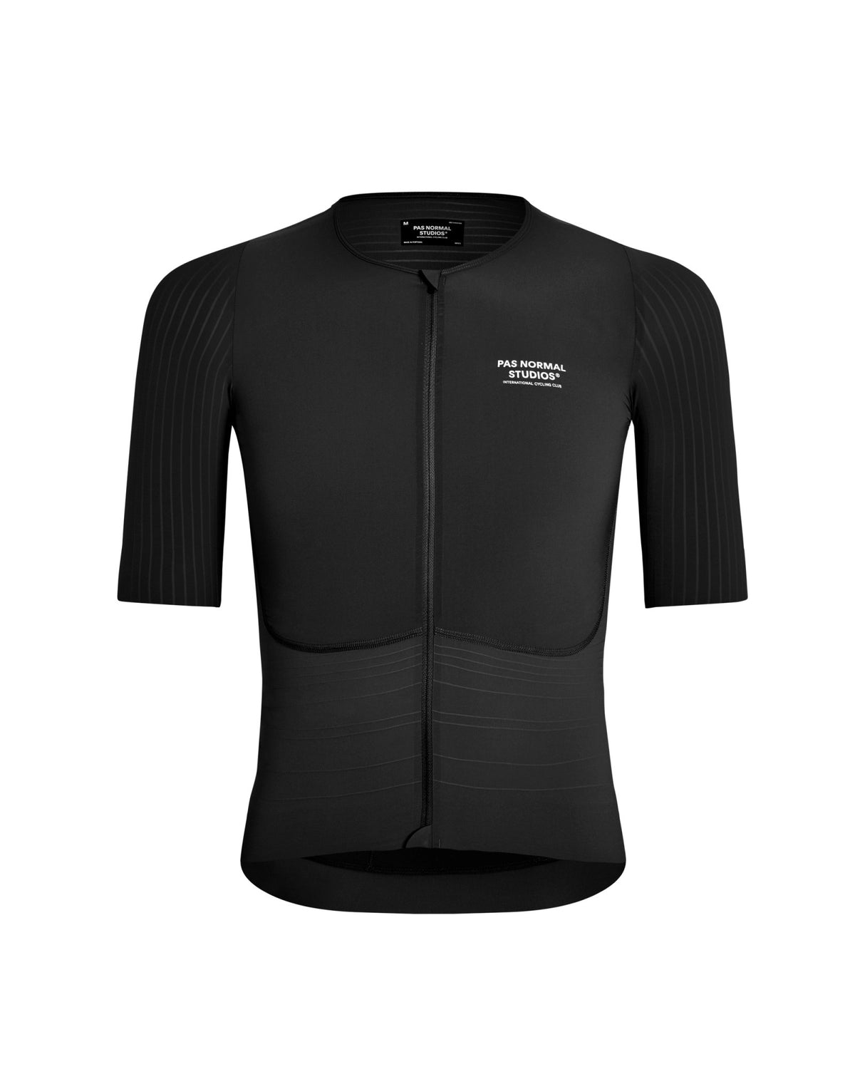 Maillot Pas Normal Studios Mechanism Pro en Black, vista frontal #Color_Black