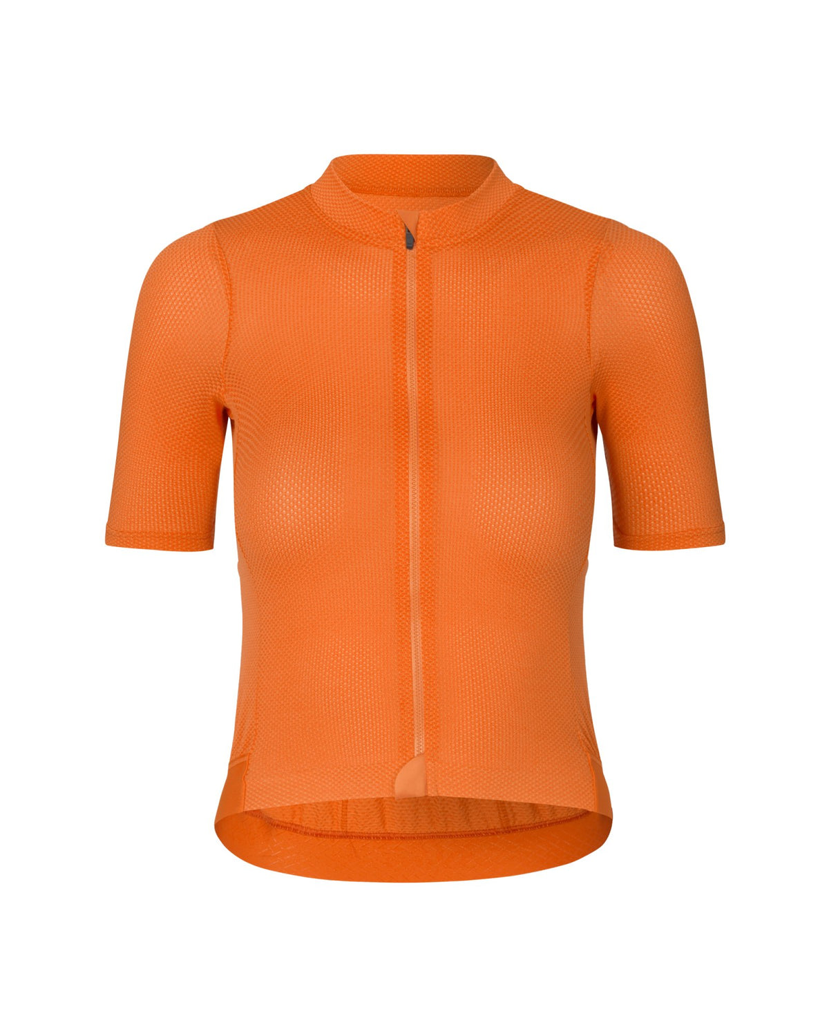 Maillot Pas Normal Studios Solitude Mesh en Bright Orange, vista frontal de estudio #Color_Bright Orange