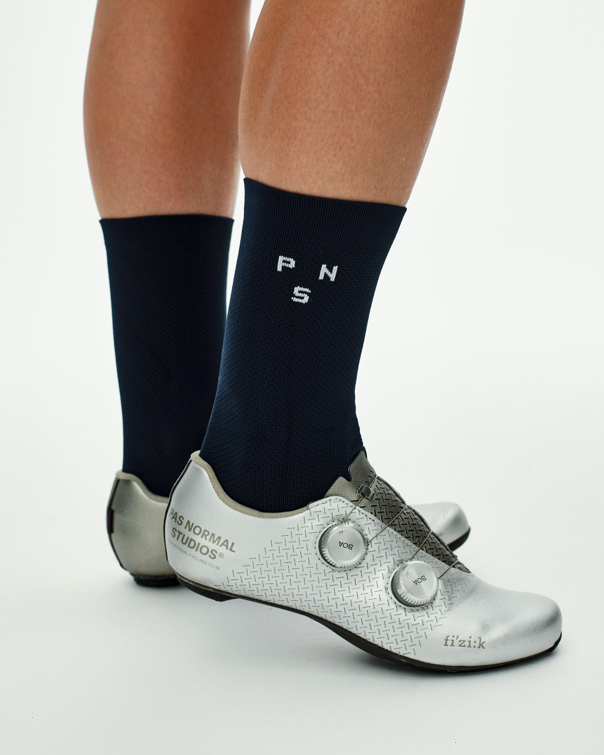 Race Socks Navy vista lateral #Color_Navy