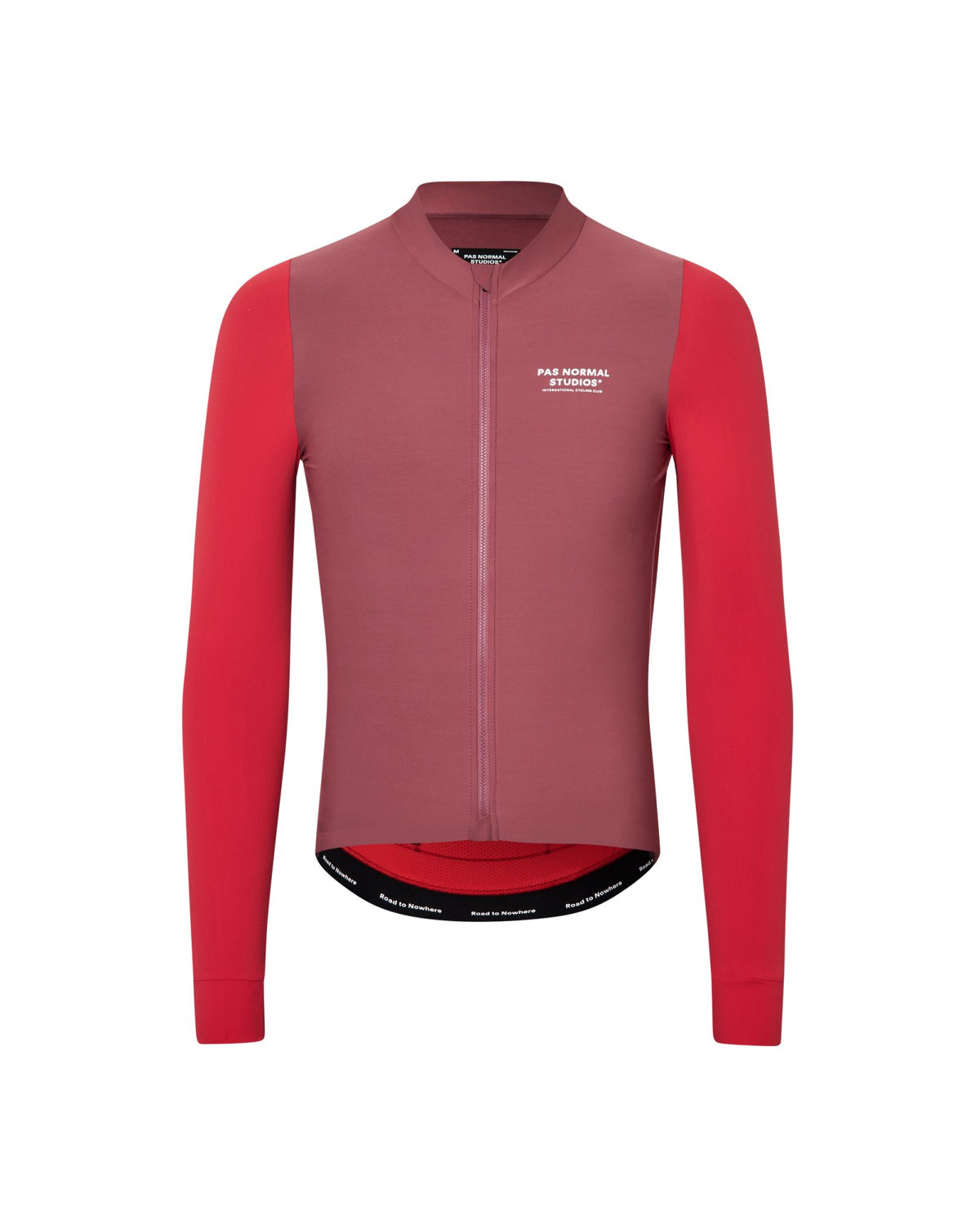 Maillot Largo Pas Normal Studios Mechanism en Color Block Red, vista frontal #Color_Color Block Red