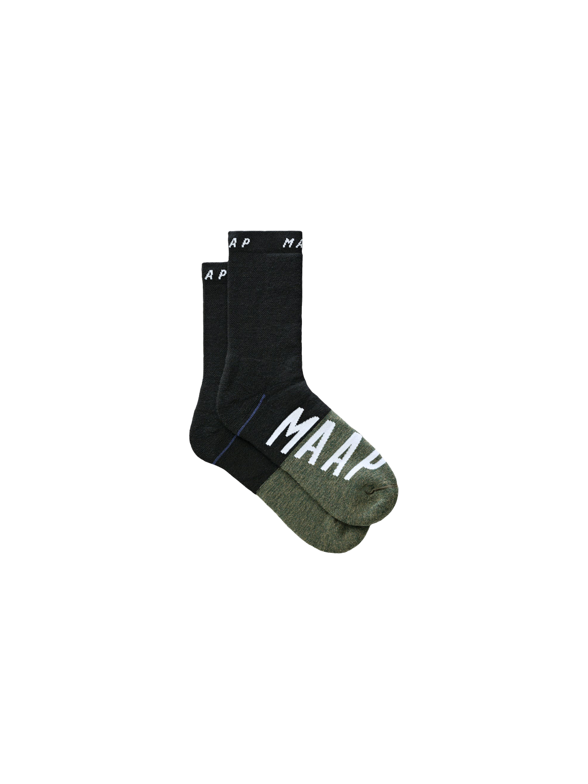 Apex Wool Sock color Black - MAAP
