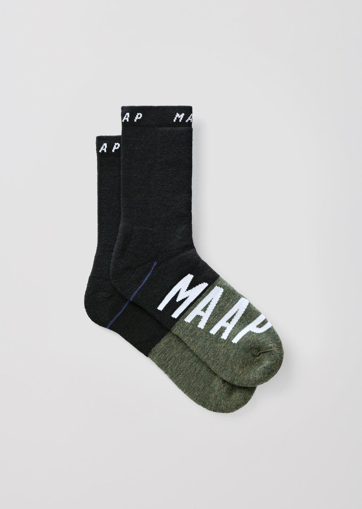 Apex Wool Sock color Black (vista 2) - MAAP