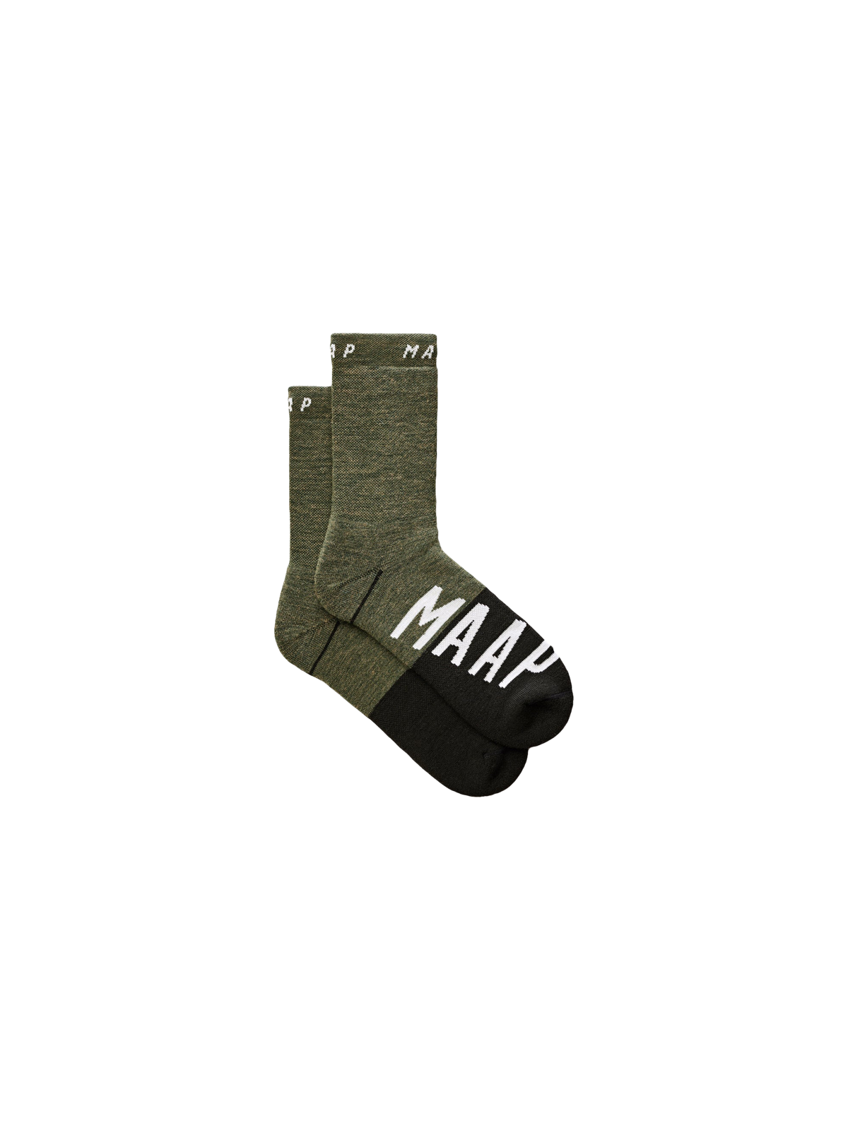 Apex Wool Sock color Olive - MAAP