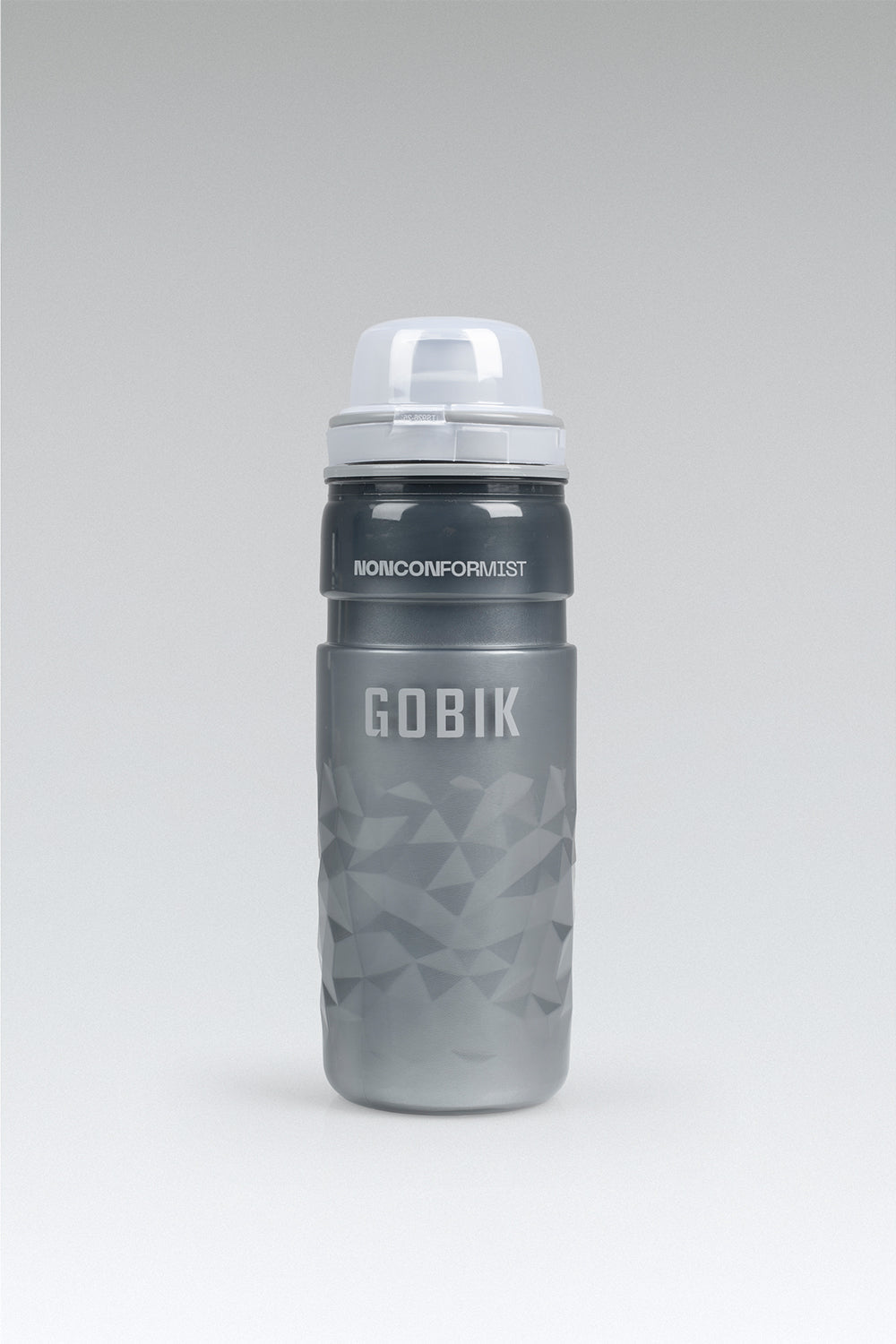 Bidón Térmico Gobik Ice Fly en Shaded, bodegón del bidón isotérmico gris de 500 cc #Color_Shaded