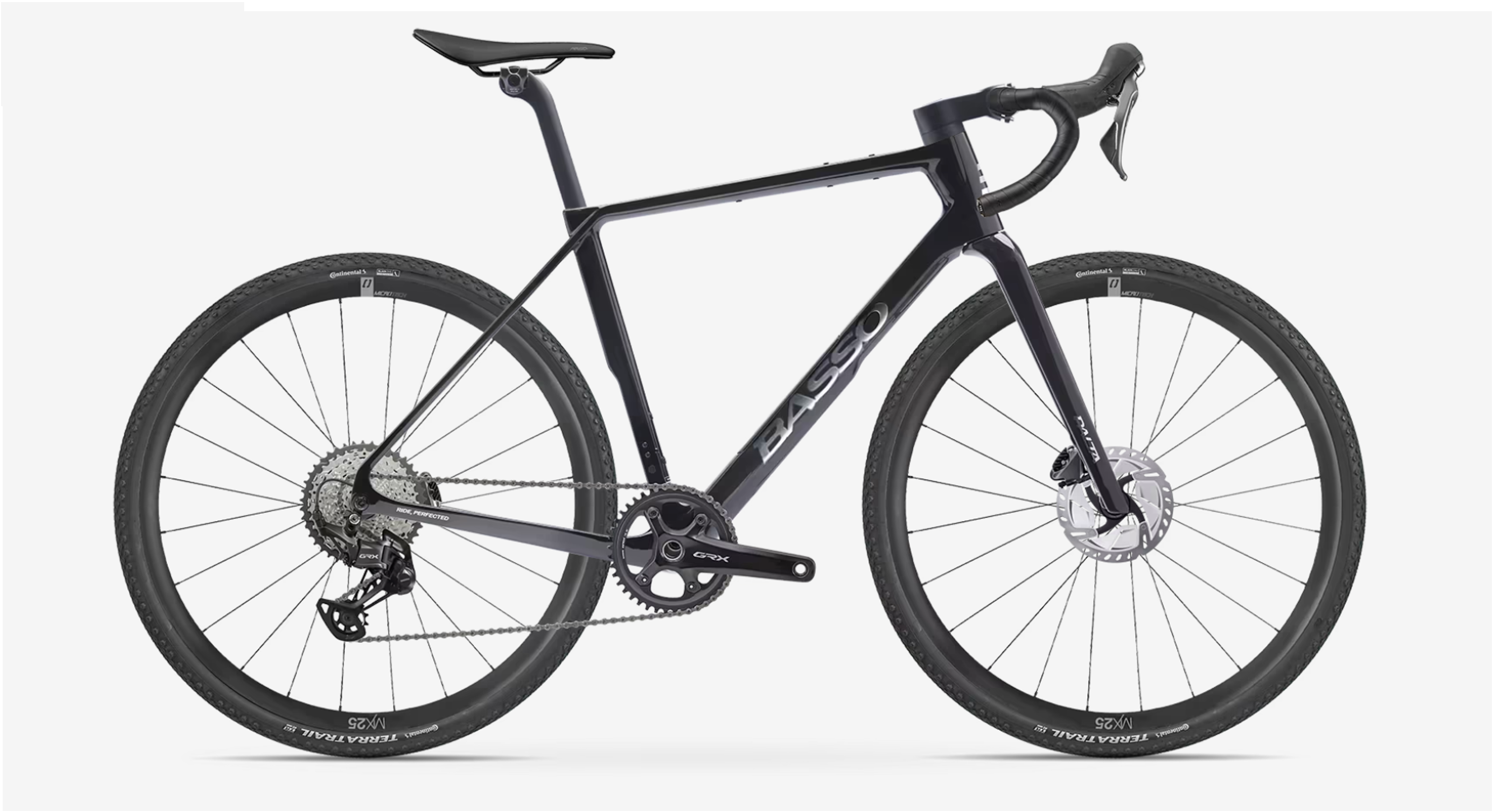 Bicicleta Basso Palta III Shimano GRX 820 1x12+Ruedas Microtech MX25