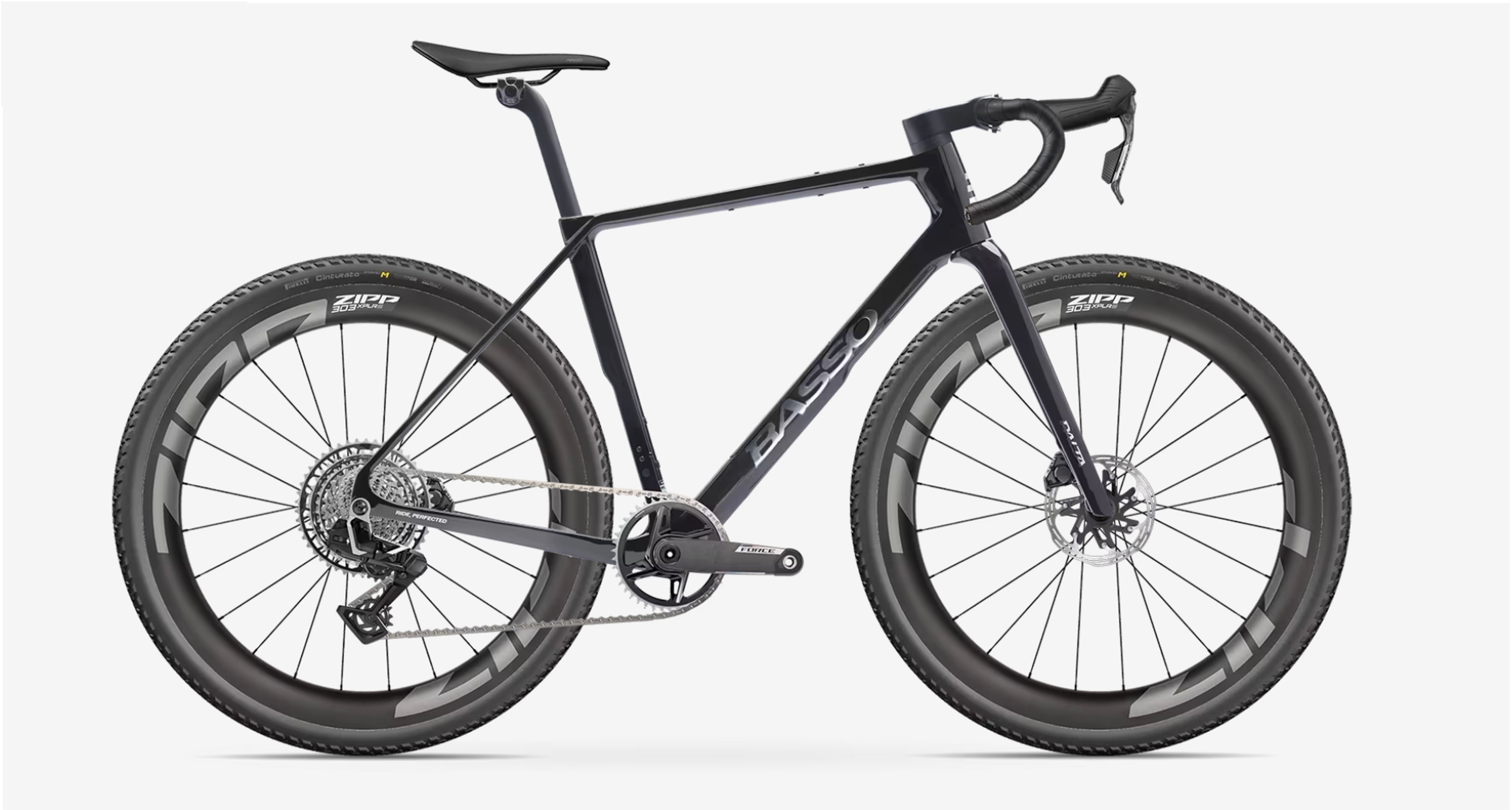 Bicicleta Basso Palta III Sram Force XPLR AXS + Ruedas Zipp 303 XPLR S