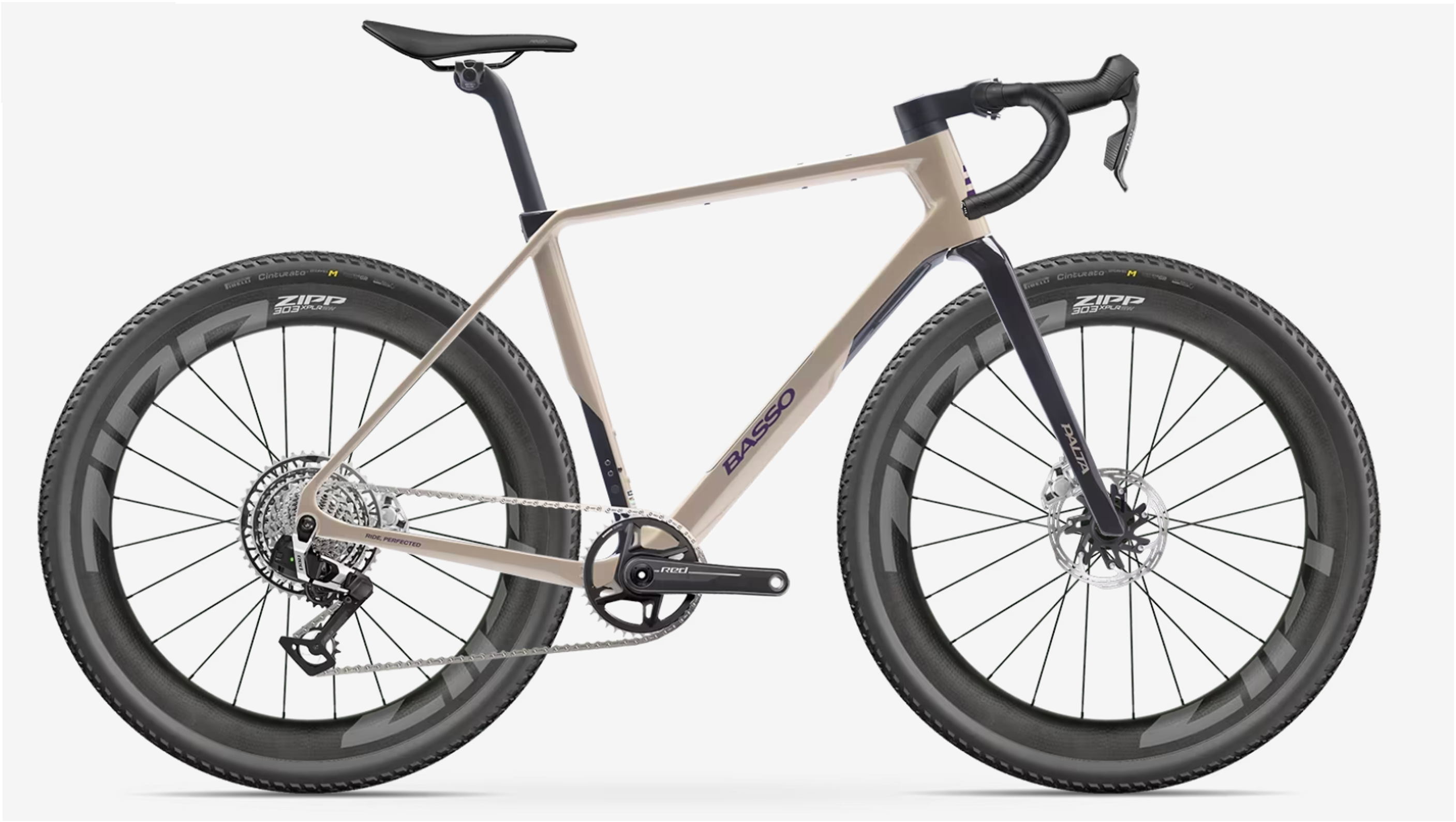 Bicicleta Basso Palta III Sram Red XPLR AXS + Ruedas Zipp 303 XPLR SW