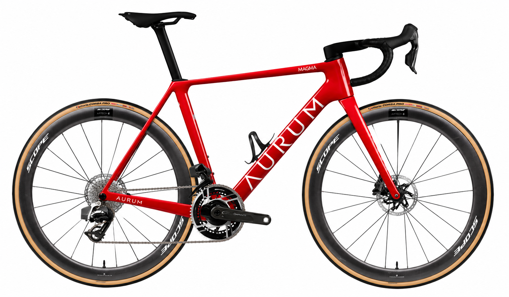 Bicicleta Aurum Magma Sram Red AXS E1 Powermeter
