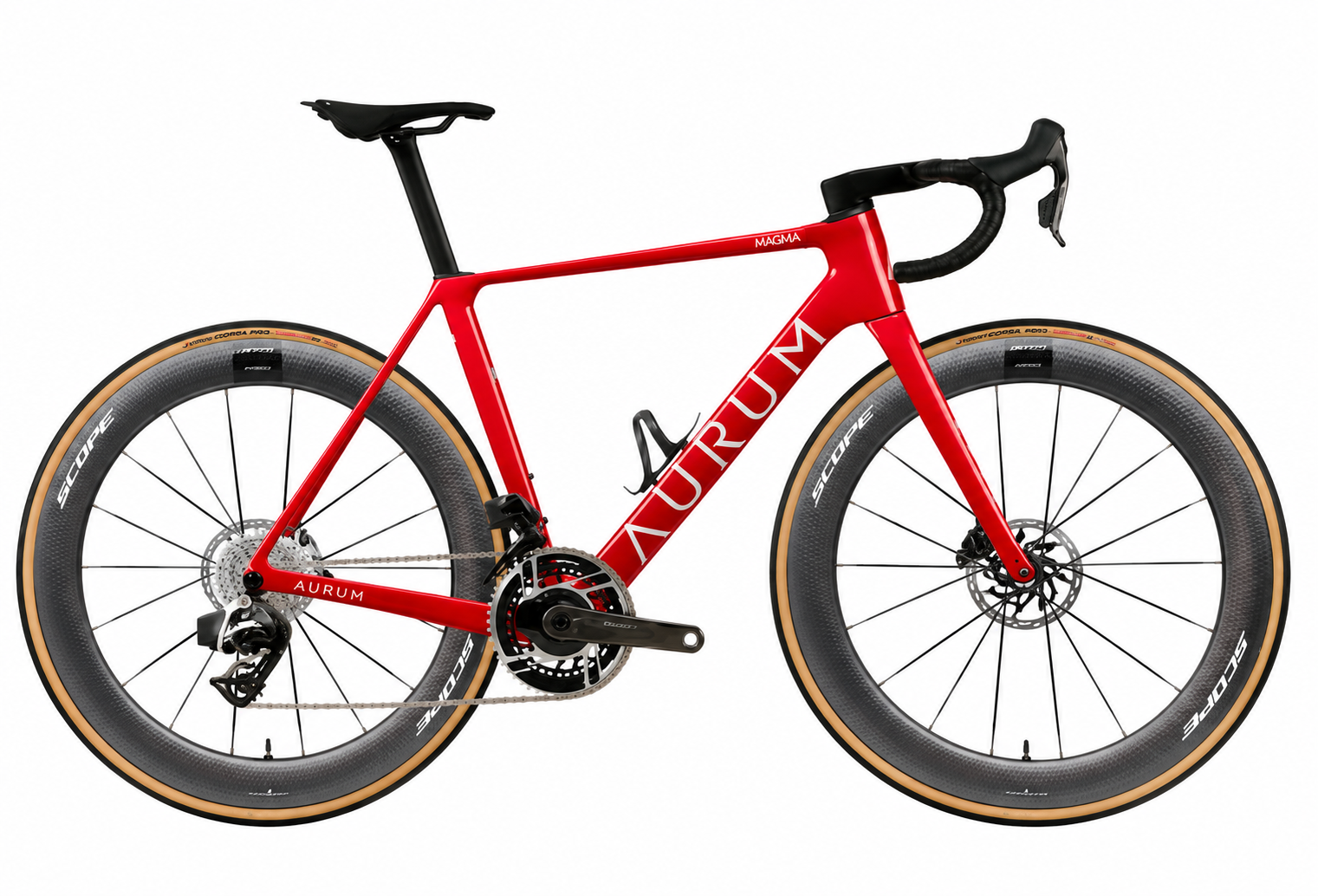 Bicicleta Aurum Magma Sram Red AXS E1 Powermeter
