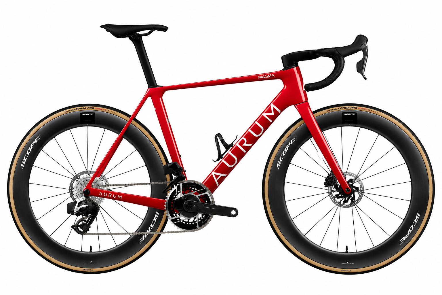 Bicicleta Aurum Magma Sram Red AXS E1 Powermeter