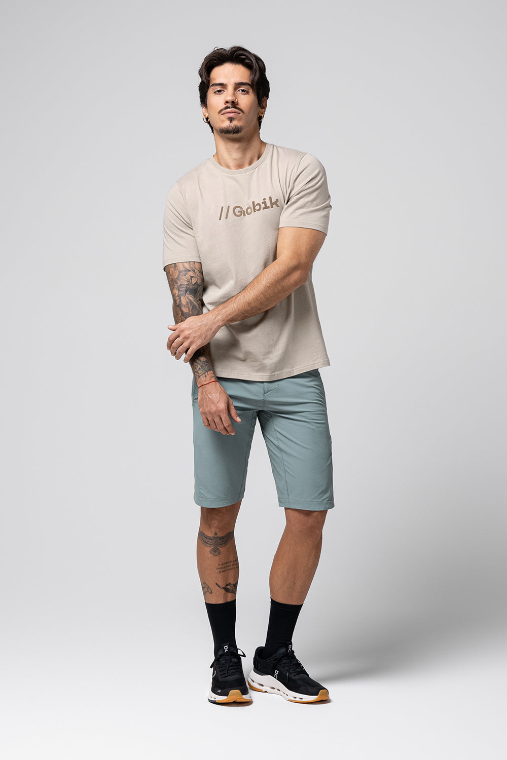 Camiseta Gobik Overlines 2.0, Agate, foto 1 #Color_Beige