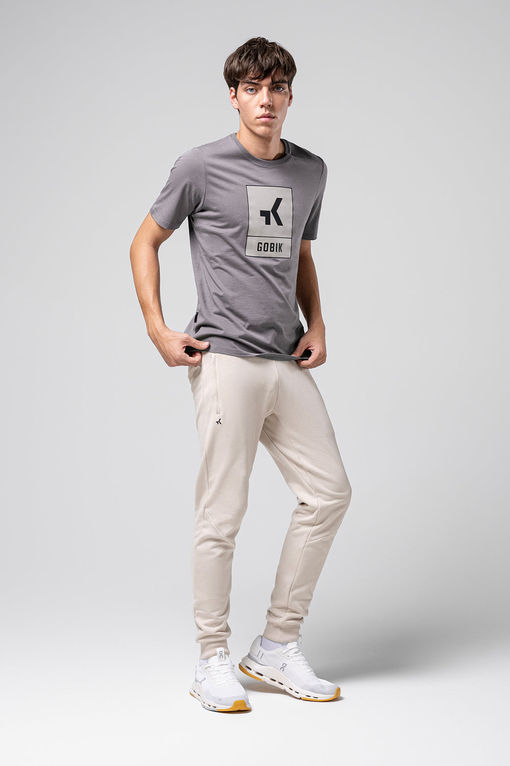 Camiseta Gobik Overlines 2.0, Pewter, foto 1 #Color_Gris