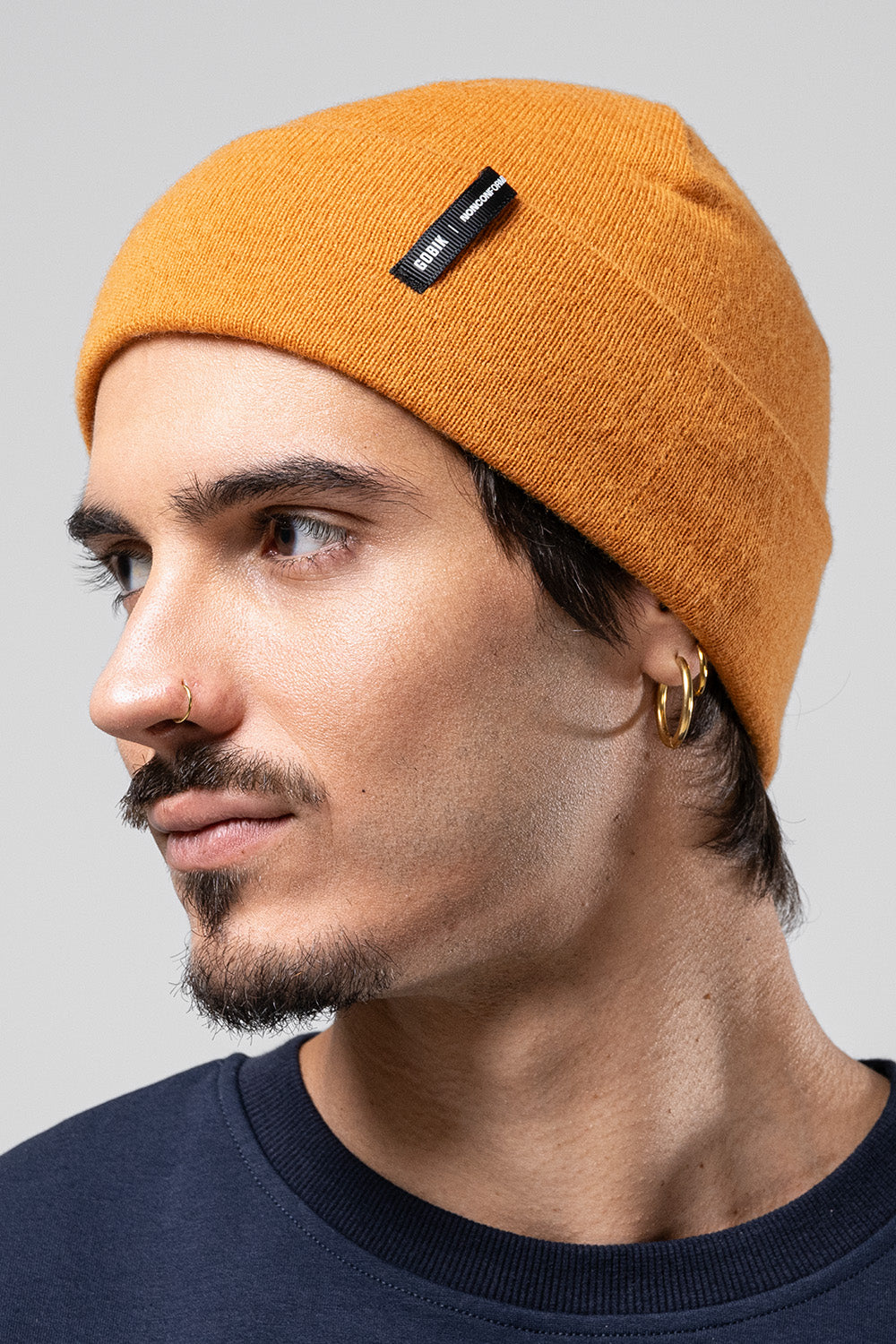 Gorro Merino Gobik Crest, Rust, foto 1 #Color_Naranja