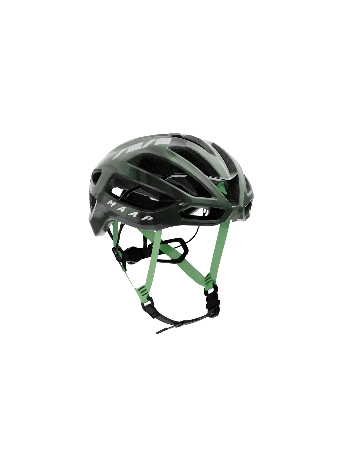 Casco MAAP x KASK Protone Icon en Loam, producto sobre fondo liso #Color_Verde