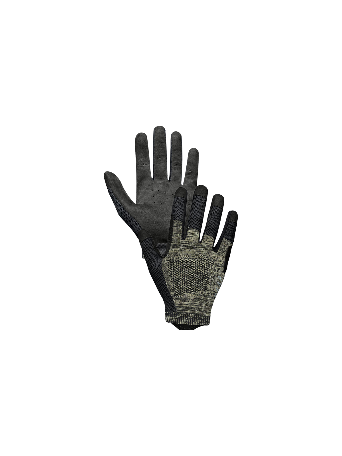 Guantes largos MAAP Alt Road Glove en Lichen, producto plano sobre fondo #Color_Lichen