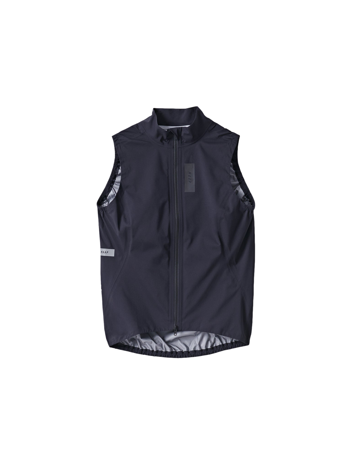 Chaleco de mujer MAAP Pro Atmos Vest en Black, producto plano sobre fondo #Color_Black