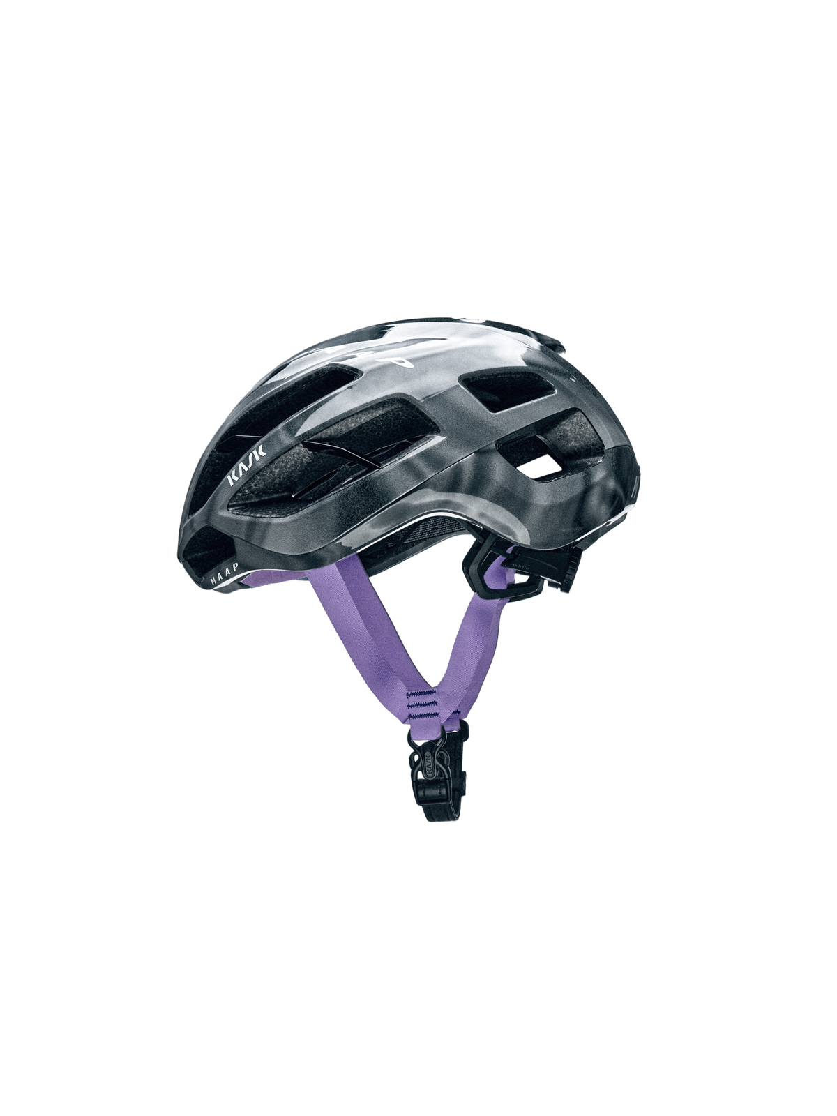 Casco MAAP x KASK Protone Icon en Charcoal, producto sobre fondo liso #Color_Negro