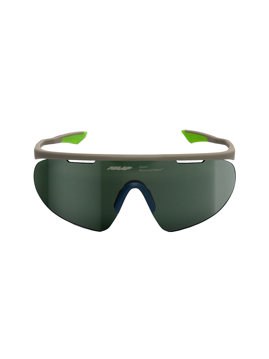 Gafas MAAP Oracle Sunglasses en Fog, producto plano sobre fondo #Color_Fog